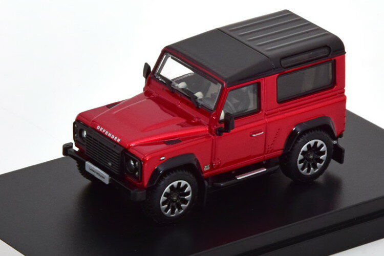 LCD Models 1/64 ランドローバー ディフェンダー 90 ワークス V8 2018 レッドメタリック/ブラックLCD MODELS 1:64 Land Rover Defender 90 Works V8 2018 redmetallic black(3)