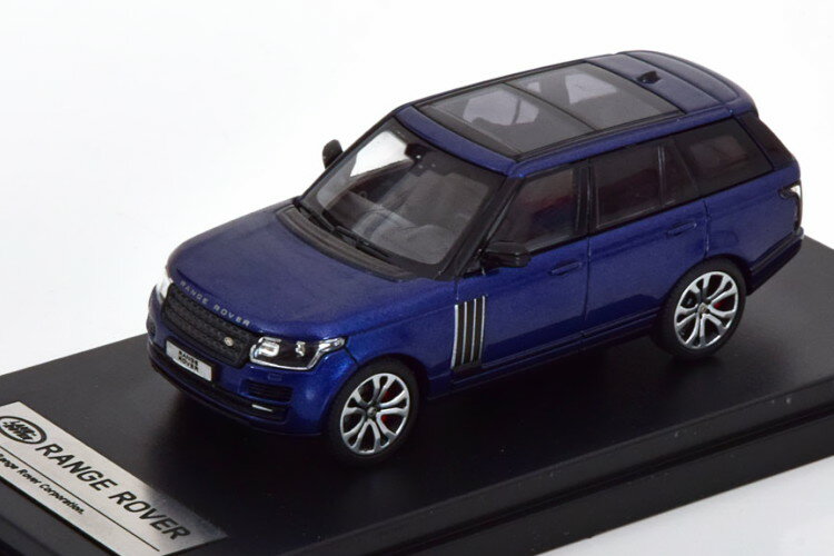 LCD Models 1/64 h[o[ W[o[ SV 2017 u[^bNLCD MODELS 1:64 Land Rover Range Rover SV 2017 bluemetallic