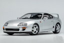 LCD Models 1/18 トヨタ スープラ A80-シルバー開閉LCD MODELS 1:18 Toyota Supra A80-silver