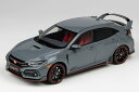 LCD MODEL 1/18 ホンダ シビック タイプR FK8 2020 セメントグレー 開閉LCD MODEL 1:18 HONDA CIVIC TYPE-R FK8 2020 CEMENT GREY