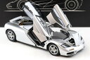 LCDモデル 1/18 マクラーレン F1 ロードカー 1995 シルバーメタリック 開閉LCD MODELS 1:18 McLaren F1 Road Car...
