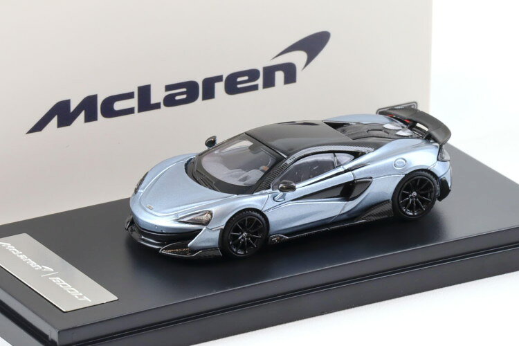 MacLaren - LCDモデル 1/64 マクラーレン 600LT クーペ スカイブルー メタリック カーボンLCD MODELS 1:64 McLaren 600LT Coupe Sky blue metallic Carbon