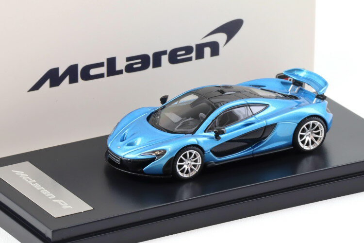 MacLaren - LCDモデル 1/64 マクラーレン P1 クーペ ブルー メタリック カーボンLCD MODELS 1:64 McLaren P1 Coupe blue metallic Carbon