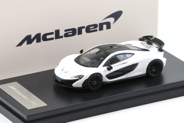 MacLaren - LCDモデル 1/64 マクラーレン P1 クーペ ホワイト カーボンLCD MODELS 1:64 McLaren P1 Coupe white Carbon