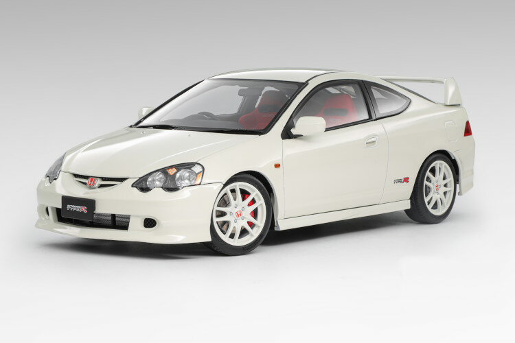 LCDモデル 1/18 ホンダ インテグラ DC5 タイプR ホワイト 開閉LCD MODELS 1:18 Honda INTEGRA DC5 Type R White