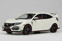 LCDモデル 1/18 ホンダ シビック タイプR FK8 2020 チャンピオンホワイト 開閉LCD MODEL 1:18 Honda Civic Type R FK8 2020 Champion White