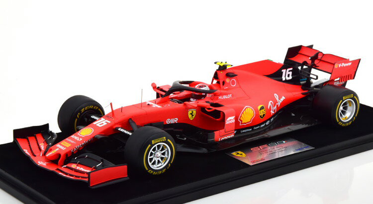 ルックスマート 1/18 フェラーリ SF90 中国GP 2019 #16 ケース付き Ferrari China Leclerc with acrylcase