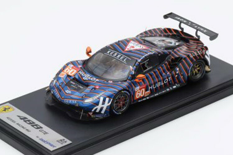 bNX}[g 1/43 tF[ 488 GTE #60 E}24ԑϋv[X 2019 u[/IW/ubN Looksmart 1:43 Ferrari 488 GTE No 60 24h Le Mans 2019 Schiavoni/Pianezzola/Piccini blue orange black