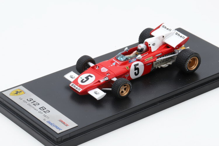 åޡ 1/43 ե顼 F1 312B2 #5 4th ɥGP 1971 å/ۥ磻 Looksmart 1:43 Ferrari F1 312B2 N 5 4th GERMAN GP 1971 M.ANDRETTI RED WHITE