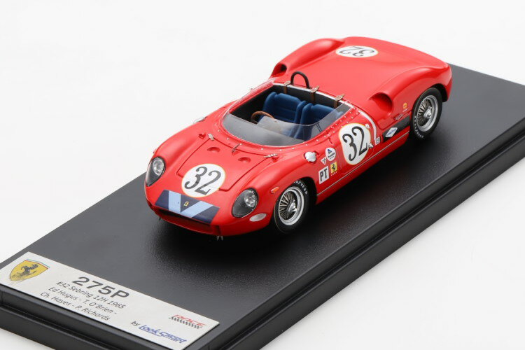 ルックスマート 1/43 フェラーリ 275P スパイダー #32 セブリング12時間レース 1965 エド・フーガスLooksmart 1:43 FERRARI 275P SPIDER N 32 12h SEBRING 1965 E.HUGUS T.O'BRIEN C.HAYES P.RICHARDS