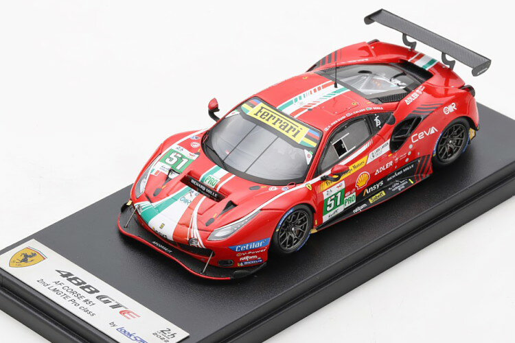 åޡ 1/43 ե顼 488 GTE Evo #51 롦ޥ24ѵ 2022Looksmart 1:43 Ferrari 488 GTE Evo No 51 24h Le Mans 2022 Guidi/Calado/Serra