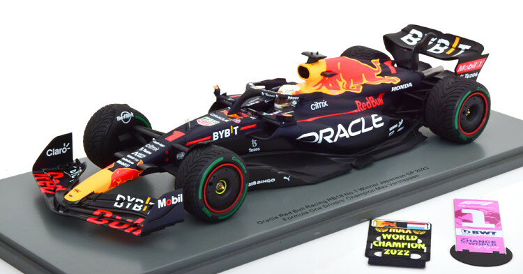 Xp[N 1/18 bhu RB18 D WpGP [h`sI 2022 V[P[XtSpark 1:18 Red Bull RB18 Winner GP Japan World Champion 2022 Verstappen with ShowCase