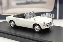 MARK43 1/43 z_ S800 zCg Ro[`uMARK43 1:43 Honda S800 white convertible