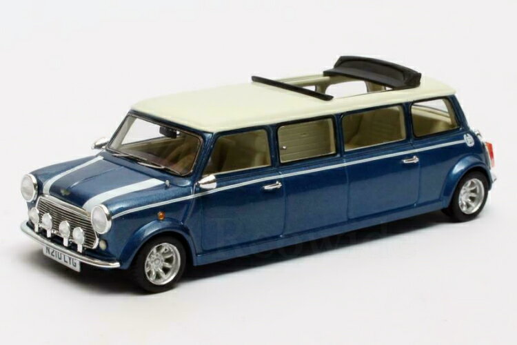 }gbNX 1/43 ~j N[p[ W 1995 u[ zCg 408 Matrix 1:43 Mini Cooper Limousine 1995 blue white Limitation 408 pcs.