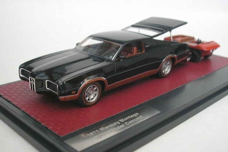 マトリックス 1/43 マーキュリー モンテゴ スポーツショーラー コンセプト 1971 ブラック 408台限定Matrix 1:43 MERCURY MONTEGO SPORTSHAULER CONCEPT 1971 BLACK LIMITED 408 ITEMS