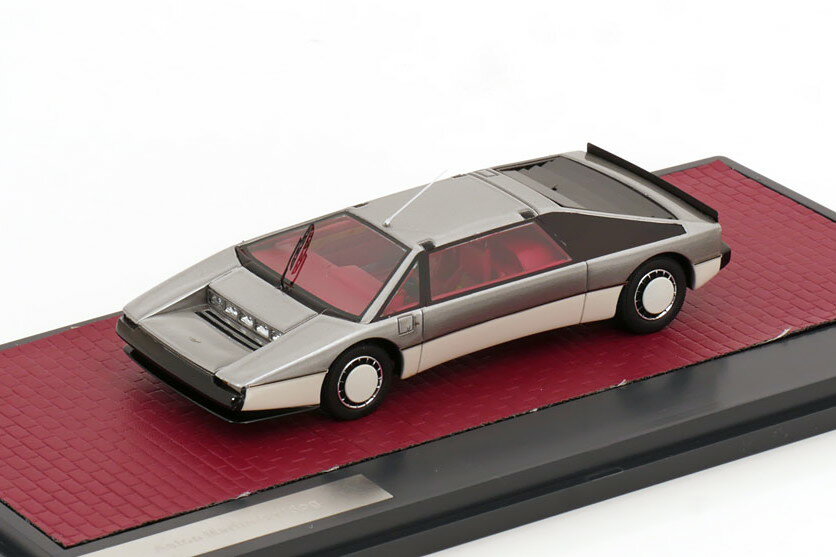 マトリックス 1/43 アストンマーチン ブルドッグ 1980 シルバーメタリック/ホワイト 408台限定Matrix 1:43 Aston Martin Bulldog 1980 silver metallic/white Limited Edition 408 pcs