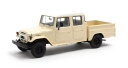 マトリックス 1/43 トヨタ HJ45 ランドクルーザー クルーキャブ クリームホワイト 100台限定Matrix 1:43 Toyota HJ45 Land Cruiser Crew Cab creme white Limited Edition 100 pcs
