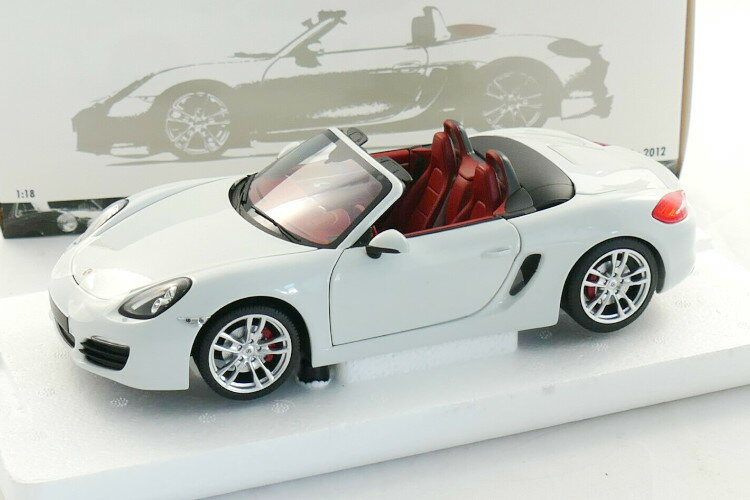 ミニチャンプス 1/18 ポルシェ 981 ボクスター 2012-2013 ホワイト 開閉 299台限定 PORSCHE Boxster