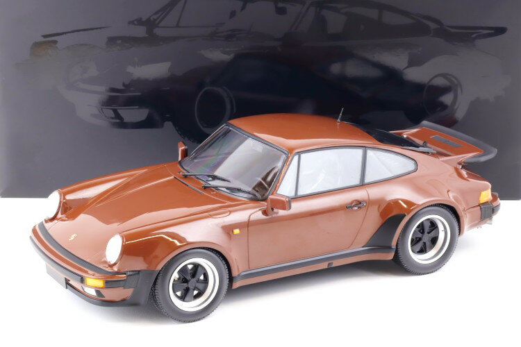 ~j`vX 1/12 |VF 911 (930) ^[{ N[y 1977 uE Minichamps 1:12 Porsche 911 (930) Turbo Coupe 1977 brown