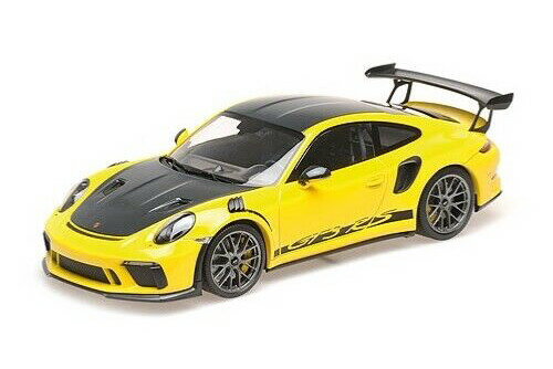 ミニチャンプス 1:18 ポルシェ 911 991 2 GT3 RS ヴァイサッハ パッケージ 2019 レーシングイエロー プラチナリム 330台限定Minichamps..