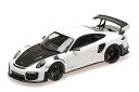 ミニチャンプス 1/18 ポルシェ 911 991-2 GT2 RS クーペ 2018 ブラック ホイール付き ホワイト ブラック 300台限定MINICHAMPS 1:18 PORSCHE 911 991-2 GT2 RS COUPE 2018 WITH BLACK WHEELS WHITE BLACK LIMITED 300 ITEMS