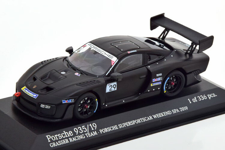 ミニチャンプス 1/43 ポルシェ 935/19 GRT 29 スポーツカー ウィークエンド スパ 2019 336台限定Minichamps 1:43 Porsche 935/19 GRT No.29, Sportscar Weekend Spa 2019 Limited Edition 336 pcs.