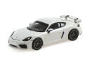 ミニチャンプス 1/43 ポルシェ 718 ケイマン GT4 プレーン ボディ エディション 2020 ホワイト 402台限定Minichamps 1:43 Porsche 718 Caman GT4 Plain Body Edition 2020 white Limited Edition 402 pcs