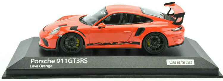 ミニチャンプス 1/43 PH ポルシェ 911 991.2 Lava オレンジ GT3 RSMinichamps 1:43 PH Porsche 911 991.2 Lava Orange GT3 RS