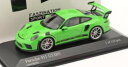 ミニチャンプス 1/43 ポルシェ 911 (991 2) GT3 RS 2018 トカゲグリーン シルバーリム 333台限定Minichamps 1:43 Porsche 911 (991 2) GT3 RS 2018 lizard green / silver rims Limitation 333 pcs.