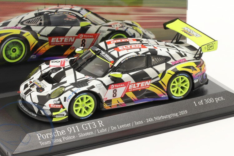 ~j`vX 1/43 |VF 911 GT3 R #8 juNN 24ԃ[X 2019 ACAtH[X 300Minichamps 1:43 Porsche 911 GT3 R #8 24h N?rburgring 2019 Iron Force Limitation 300 pcs.