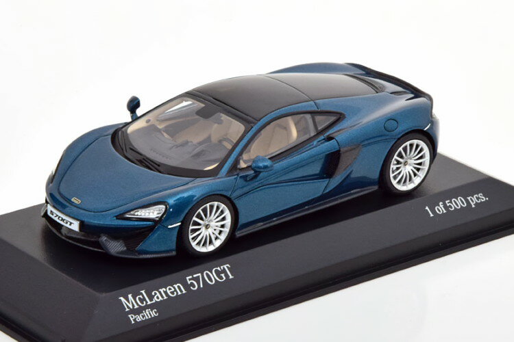 ミニチャンプス 1/43 マクラーレン 570GT 2017 ブルーメタリック 500台限定Minichamps 1:43 McLaren 570GT 2017 blue-metallic Limited Edition 500 pcs