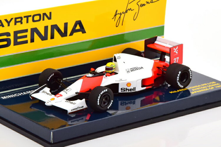 ミニチャンプス 1/43 マクラーレン ホンダ MP4/5B 日本GP 1990 セナ デカール付き Minichamps 1:43 McLaren Honda MP4/5B GP Japan 199..