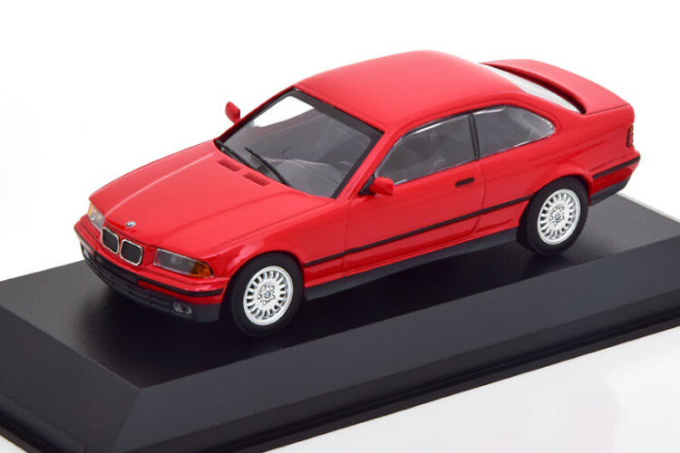 ミニチャンプス 1/43 BMW 3er E36 クーペ 1992 レッド マキシチャンプス コレクションMinichamps 1:43 BMW 3er E36 Coupe 1992 red Maxichamps Collection