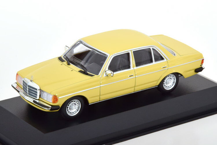 ミニチャンプス 1/43 メルセデス ベンツ 230E W123 サルーン 1982 クリーム マキシチャンプス コレクション Minichamps 1:43 Mercedes-Benz 230E W123 Saloon 1982 creme Maxichamps Collection