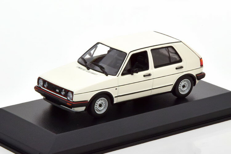 ~j`vX 1/43 tHNX[Q St 2 GTI 4hA 1985 zCg }LV`vXRNV Minichamps 1:43 VW Golf 2 GTI 4-door 1985 white Maxichamps Collection