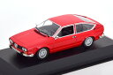 ミニチャンプス 1/43 アルファロメオ アルフェッタ GTV 1976 レッド マキシチャンプス コレクションMinichamps 1:43 Alfa Romeo Alfetta GTV 1976 red Maxichamps Collection