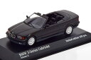 ミニチャンプス 1/43 BMW 3er E36 カブリオ 1993 ブラック 500台限定Minichamps 1:43 BMW 3er E36 Cabrio 1993 schwarz Limited Edition 500 pcs.