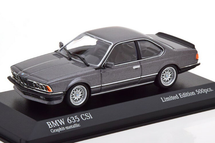 ߥ˥ץ 1/43 BMW 635 CSi 1982 ᥿å졼 500 Minichamps 1:43 BMW 635 CSi 1982 greymetallic Limited Edition 500 pcs