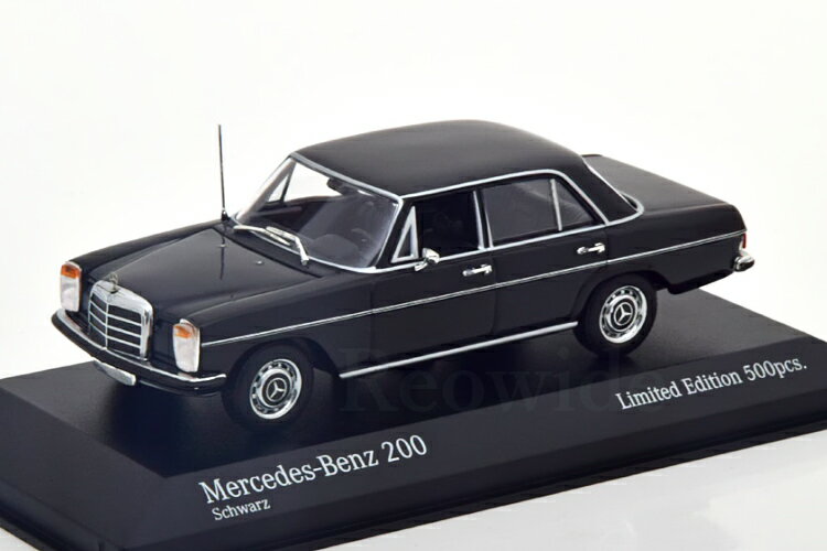 ~j`vX 1/43 ZfXExc 200 W115 T[ 1968 ubN 500 Minichamps 1:43 Mercedes 200 W115 Saloon 1968 black Limited Edition 500 pcs