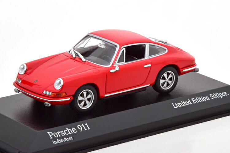 ~j`vX 1/43 |VF 911 1964 bh 500 Minichamps 1:43 Porsche 911 1964 red Limited Edition 500 pcs