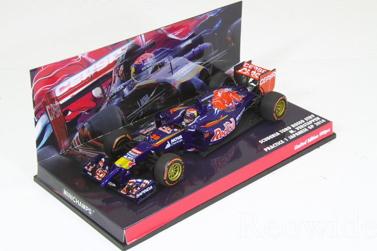 ミニチャンプス 1/43 スクーデリア トロ・ロッソ STR9 M.Verstappen プラクティス1 日本グランプリ 2014 Minichamps Scuderia Toro Rosso Practice 1 Japanese GP