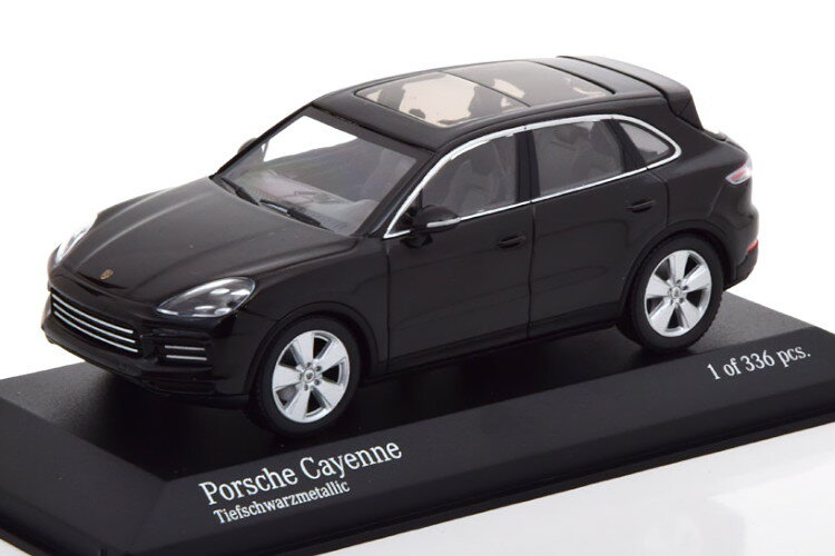 ミニチャンプス 1/43 ポルシェ カイエン 2017 ブラックメタリック 336台限定 Porsche Cayenne black-metallic Limited Edition 336 pcs