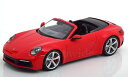 ミニチャンプス 1/18 ポルシェ 911 992 カレラ 4S コンバーチブル 2019 レッド 504台限定 Porsche Carrera Convertible red