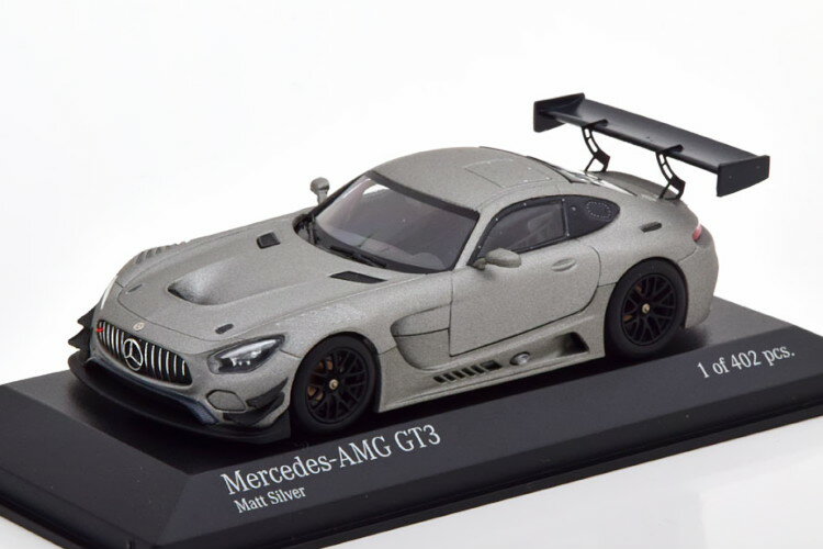 ~j`vX 1/43 ZfX AMG GT3 v[{fB 2017 O[^bN 402Minichamps 1:43 Mercedes AMG GT3 Plain Body 2017 grey-metallic Limited Edition 402 pcs