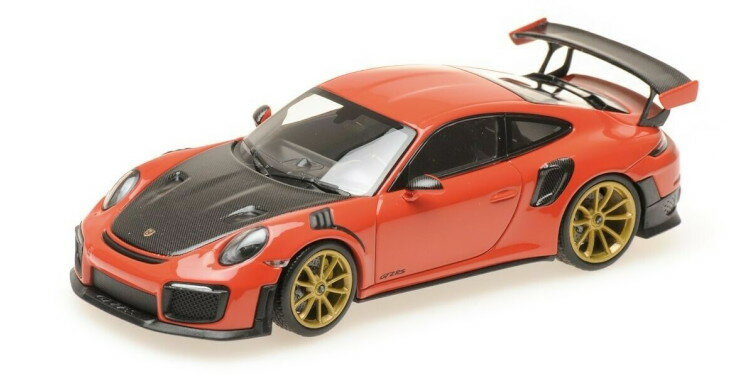 ~j`vX 1/43 |VF 911 991-2 GT2 RS N[y 2018 oIW/ubN Minichamps 1:43 Porsche 911 991-2 GT2 RS COUPE 2018 LAVA ORAN BLACK