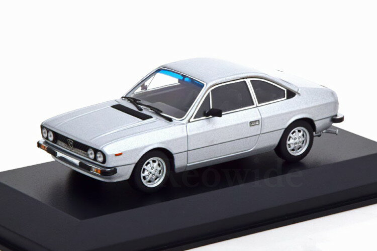 ミニチャンプス 1/43 ランチア ベータ クーペ 1980 シルバー マキシチャンプスコレクション Minichamps 1:43 Lancia Beta Coupe 1980 silver Maxichamps Collection