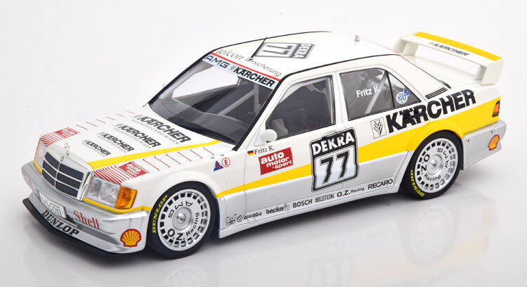 ミニチャンプス 1/18 メルセデス 190E 2.5-16 EVO 1 77 DTM 1990 204台限定 Minichamps 1:18 Mercedes 190E 2.5-16 Evo 1 77 DTM 1990 Kreuzpointner Limited Edition 204 pcs