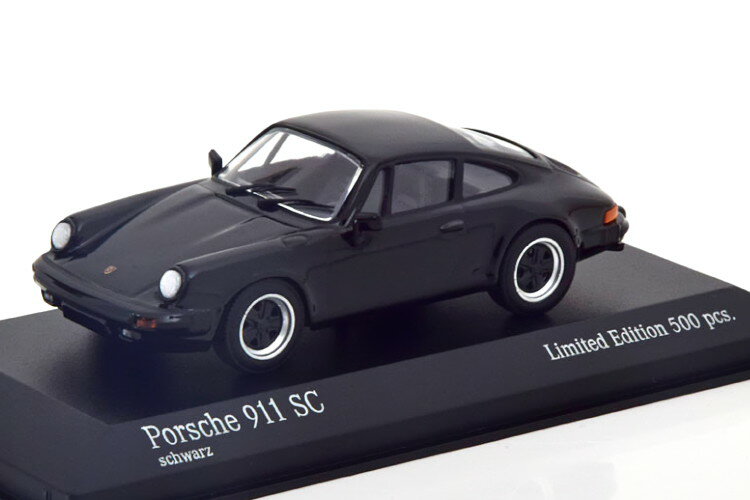 ミニチャンプス 1/43 ポルシェ 911 SC クーペ 1979 ブラック 500台限定 Minichamps 1:43 Porsche 911 SC Coupe 1979 black Limited Edition 500 pcs