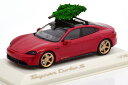 ミニチャンプス 1/43 ポルシェ タイカン ターボ S クリスマスツリー付き ダークレッド 500台限定 Minichamps 1:43 Porsche Taycan Turbo S with Christmas tree darkred Limited Edition 500 pcs