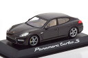 ミニチャンプス 1/43 ポルシェ パナメーラ ターボ S 2013 ダークグレー メタリック ポルシェ特別版Minichamps 1:43 Porsche Panamera Turbo S 2013 darkgrey-metallic special edition of Porsche